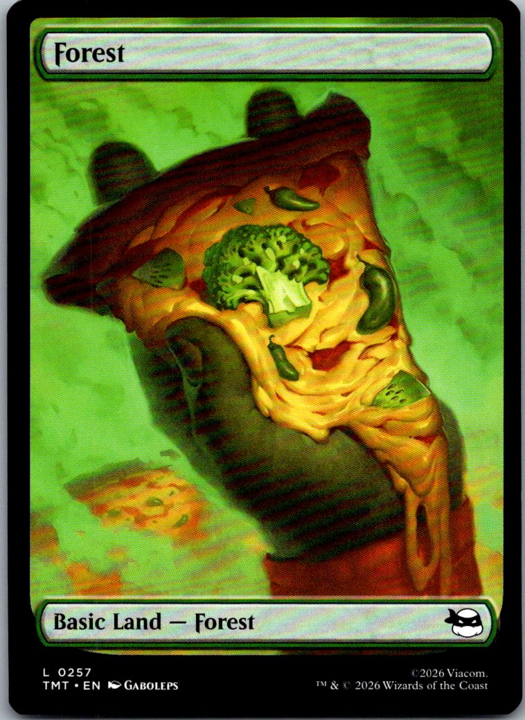 Forest (0257) 0257 Land Teenage Mutant Ninja Turtles Magic: The Gathering NM