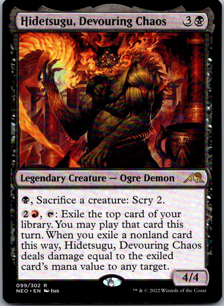 Hidetsugu, Devouring Chaos 99 Kamigawa: Neon Dynasty Magic: The Gathering NM