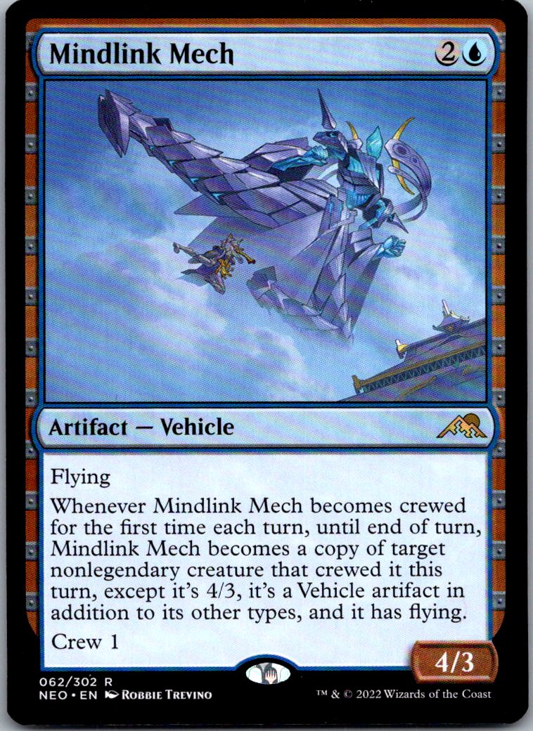 Mindlink Mech 62 Rare Kamigawa: Neon Dynasty Magic: The Gathering Near Mint