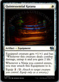 Quintessential Katana 0023 Teenage Mutant Ninja Turtles Magic: The Gathering NM