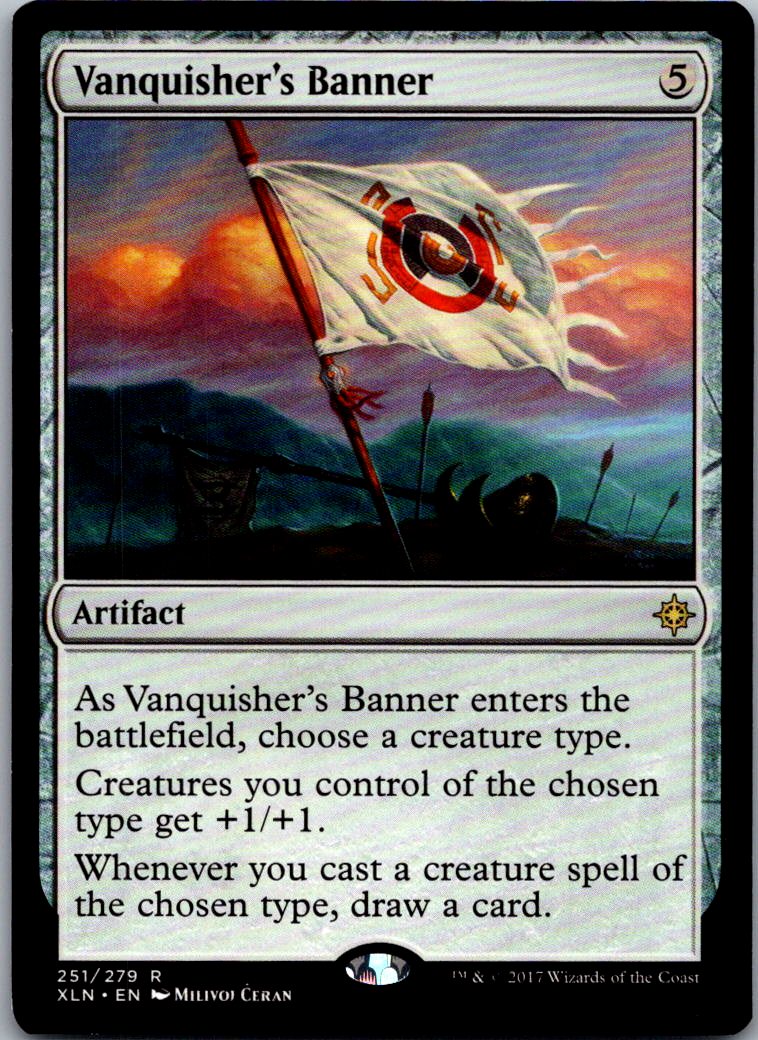 Vanquisher's Banner 251 Rare Ixalan Magic: The Gathering Near Mint