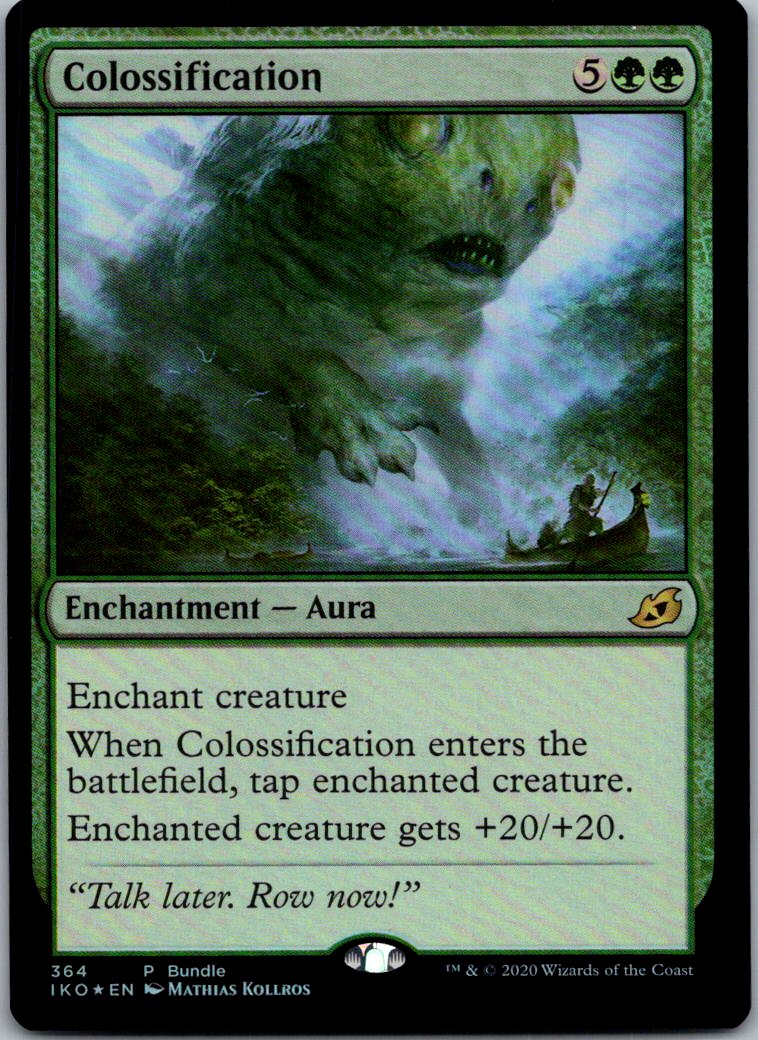 Colossification (IKO Bundle) 364 Foil Unique and Miscellaneous Promos MTG NM