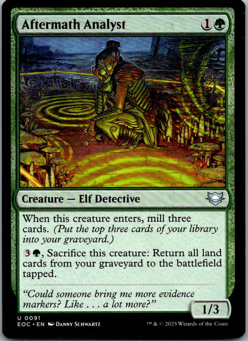 Aftermath Analyst 91 Commander: Edge of Eternities Magic: The Gathering NM