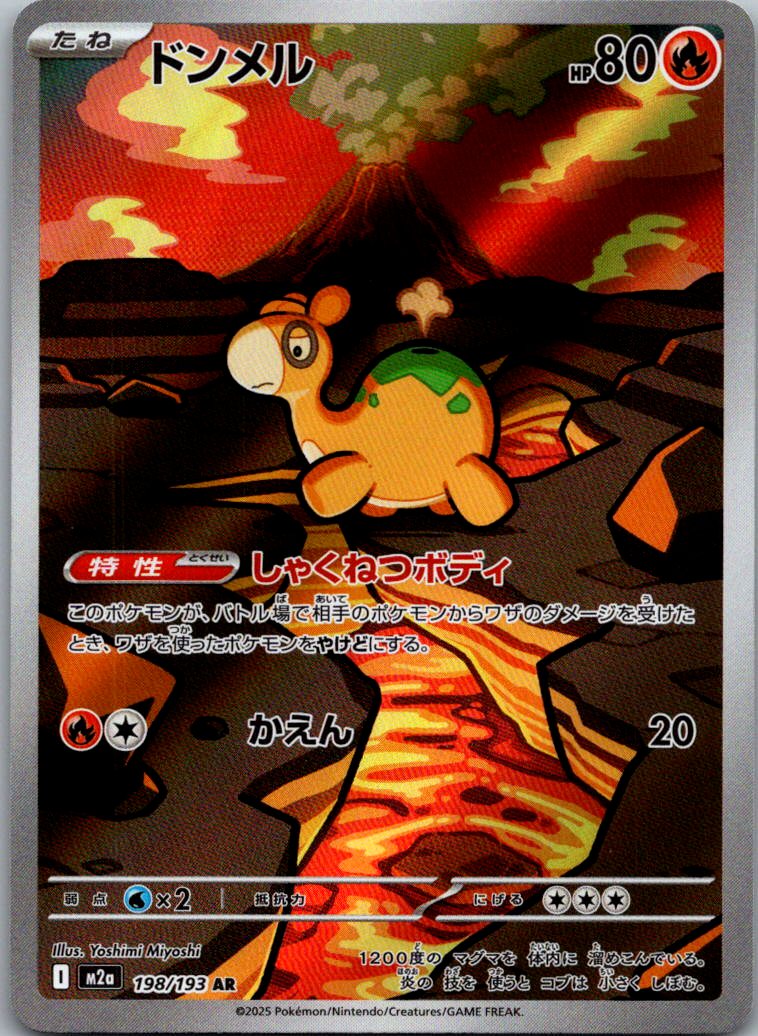 Numel 198/193 holo Art Rare MEGA Dream ex Pokemon Japanese Near Mint
