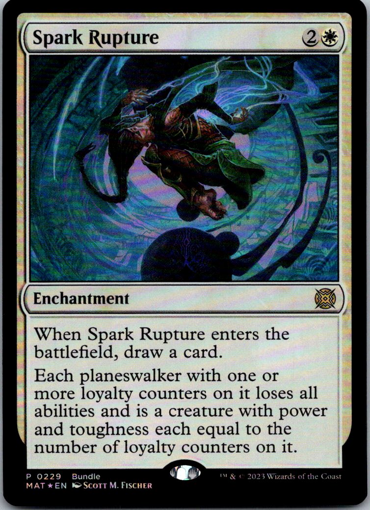Spark Rupture (MAT Bundle) 229 Foil Unique and Miscellaneous Promos MTG NM