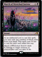 March of Wretched Sorrow 111 Rare Kamigawa: Neon Dynasty Magic: The Gathering NM