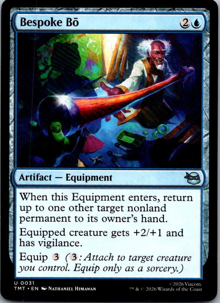Bespoke Bo 0031 Uncommon Teenage Mutant Ninja Turtles Magic: The Gathering NM