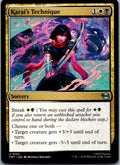 Karai's Technique 0152 Teenage Mutant Ninja Turtles Magic: The Gathering NM