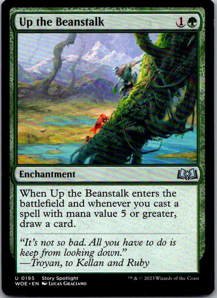 Up the Beanstalk 195 Uncommon Wilds of Eldraine Magic: The Gathering Near Mint