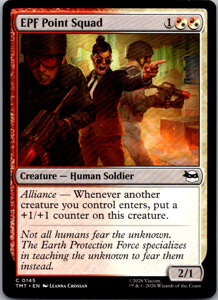 EPF Point Squad 0145 Common Teenage Mutant Ninja Turtles Magic: The Gathering NM